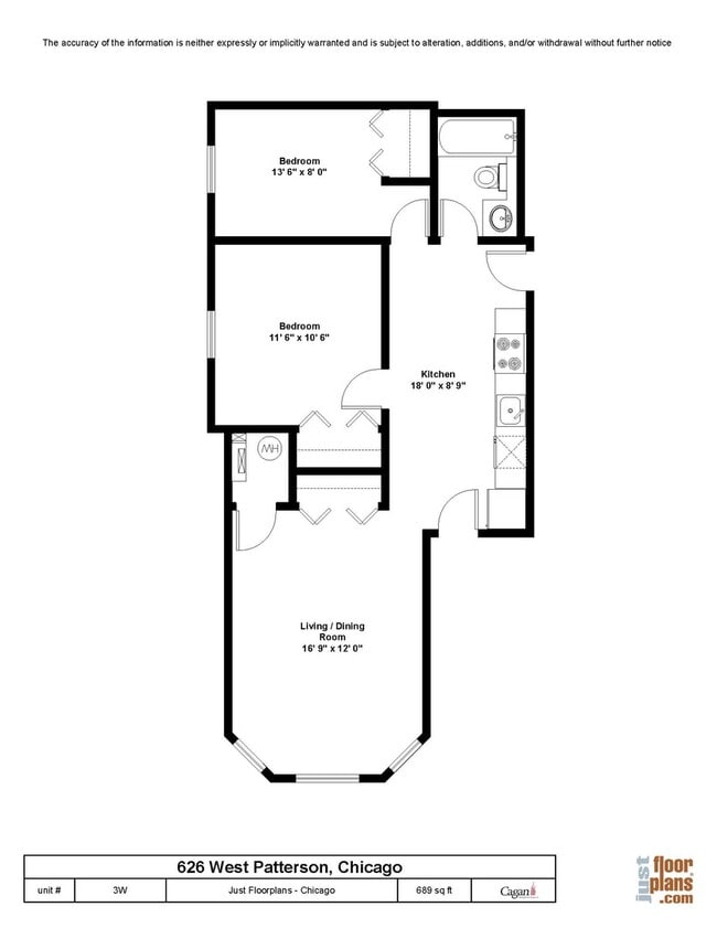 626 W Patterson Ave in Chicago, IL - Foto de edificio - Building Photo