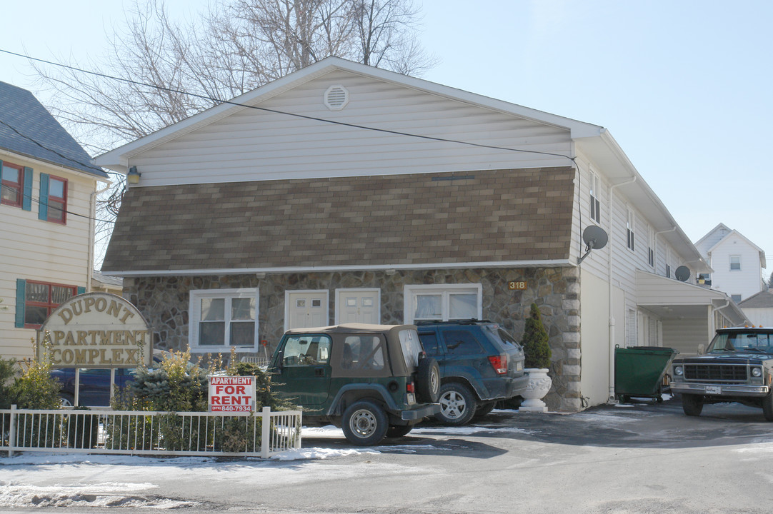 Dupont Apartment Complex in Pittston, PA - Building Photo