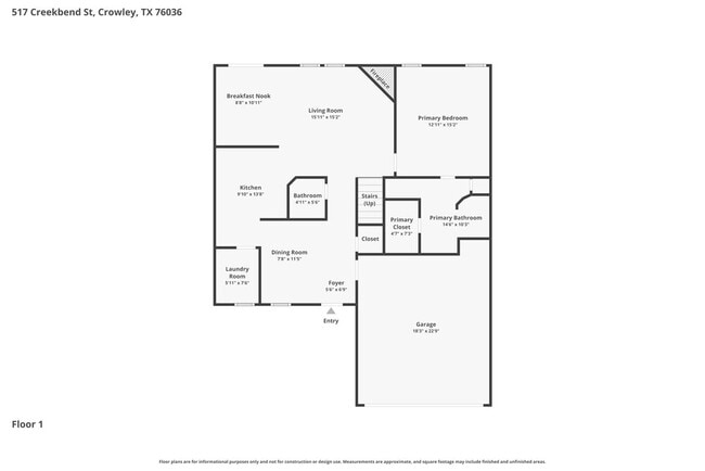 517 Creekbend St, Unit r3 in Crowley, TX - Foto de edificio - Building Photo