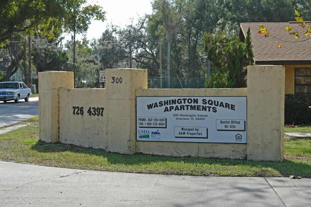 Washington Square Apartments in Inverness, FL - Building Photo