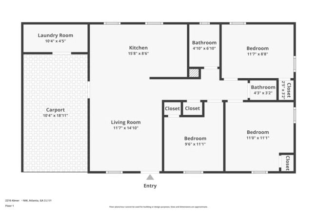 2210 Abner Pl NW in Atlanta, GA - Foto de edificio - Building Photo