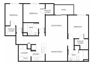 Saddleback Ranch Apartments in Charlotte, MI - Building Photo - Floor Plan