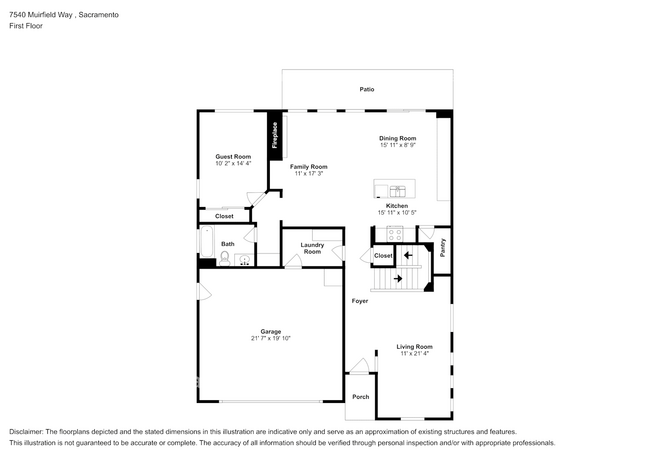 7540 Muirfield Way in Sacramento, CA - Building Photo - Building Photo