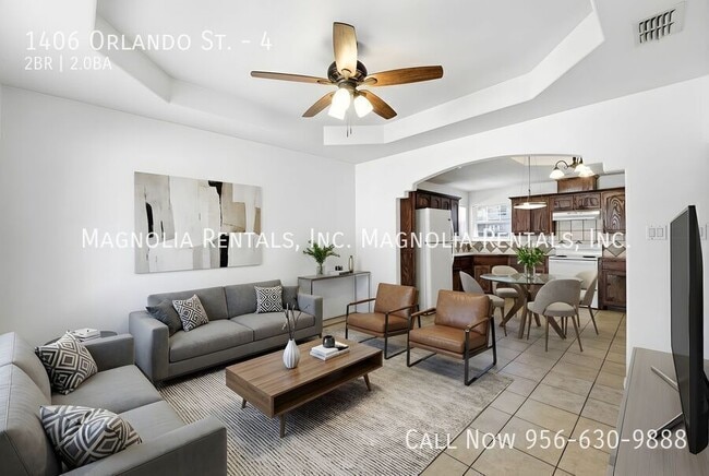 1406 Orlando St, Unit 4 in Edinburg, TX - Foto de edificio - Building Photo