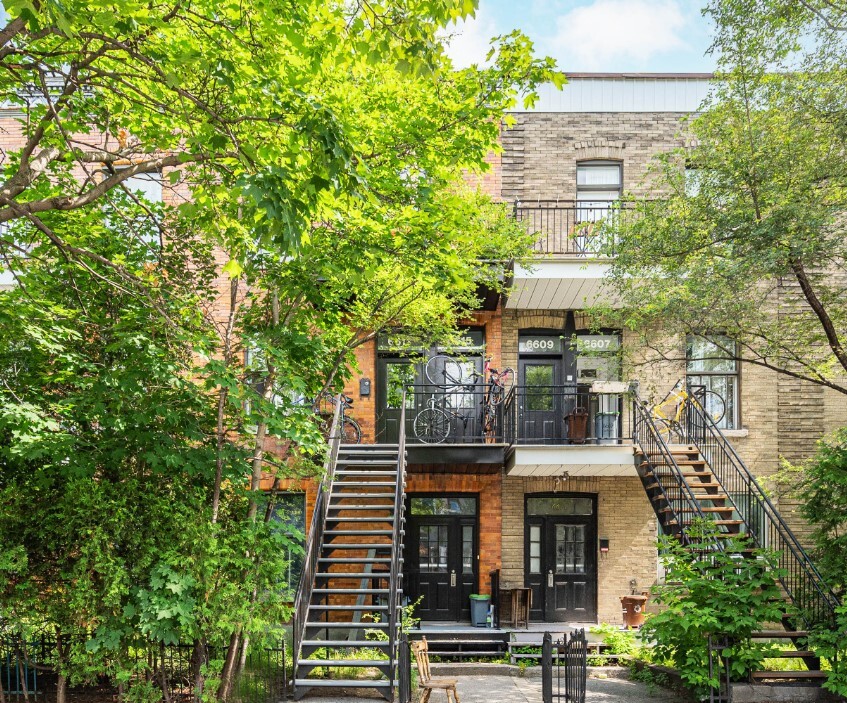 6613-6617 Saint-Denis Rue in Montréal, QC - Building Photo