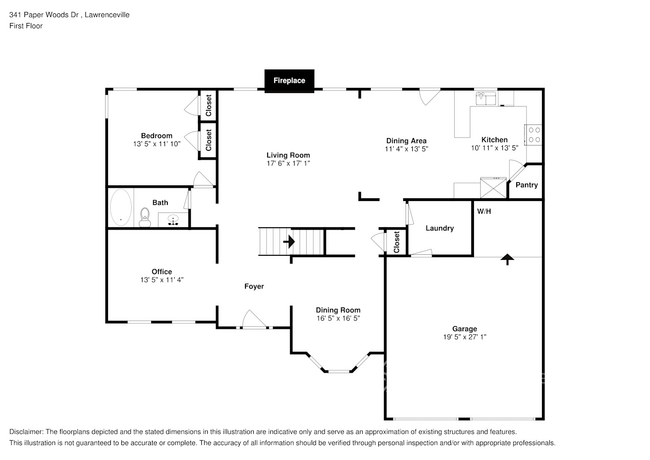 341 Paper Woods Dr in Lawrenceville, GA - Foto de edificio - Building Photo