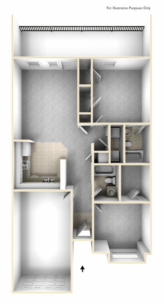 Green Acre Apartments in Franklin, IN - Building Photo - Floor Plan