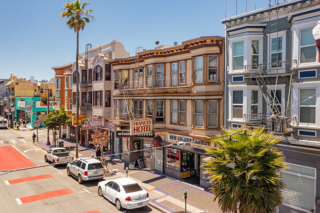 Frances Hotel in San Francisco, CA - Building Photo