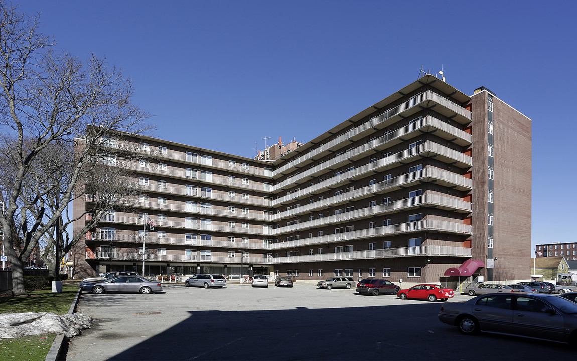 Dewey G Archambault Towers in Lowell, MA - Building Photo