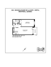 939 & 959 Boulevard in Montréal, QC - Building Photo - Floor Plan