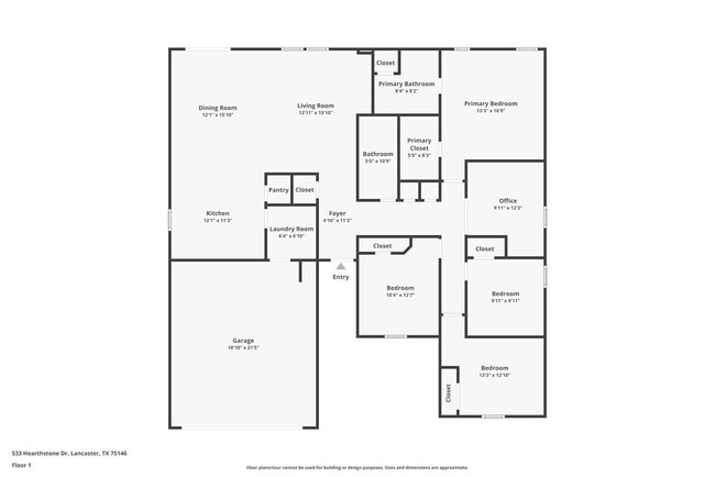 533 Hearthstone Dr in Lancaster, TX - Building Photo - Building Photo