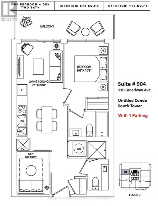 110 Broadway Ave in Toronto, ON - Building Photo