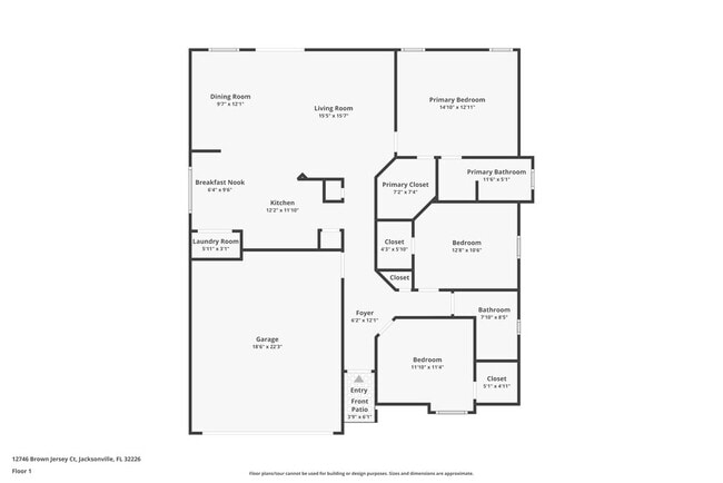 12746 Brown Jersey Ct in Jacksonville, FL - Foto de edificio - Building Photo