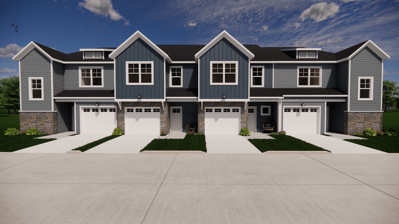 Ashton Mills Townhomes in Asheville, NC - Foto de edificio