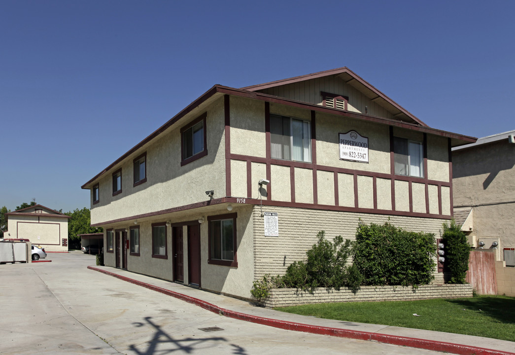 Pepperwood Apartments in Fontana, CA - Building Photo