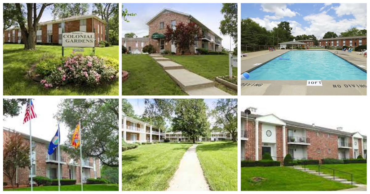 Colonial Gardens in Overland Park, KS - Foto de edificio