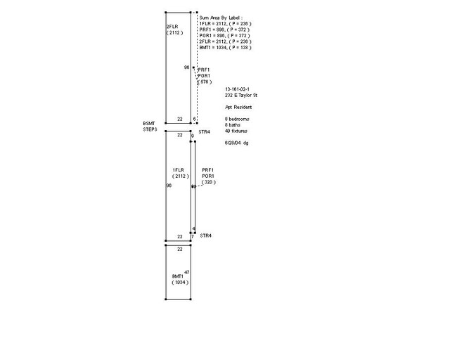 232 E Taylor St in Reno, NV - Building Photo - Floor Plan