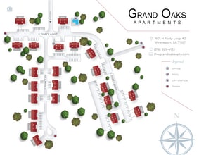 Grand Oaks Apartment Homes in Shreveport, LA - Foto de edificio - Building Photo