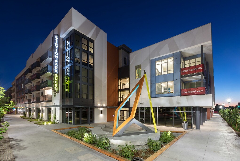 Station Park Green in San Mateo, CA - Building Photo