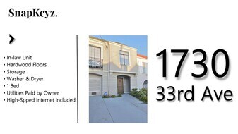 1730 33rd Ave in San Francisco, CA - Building Photo