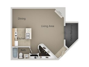 Valley Creek Apartments in Garland, TX - Foto de edificio - Floor Plan