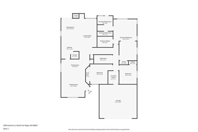 3705 Iverson Ln in North Las Vegas, NV - Building Photo - Building Photo