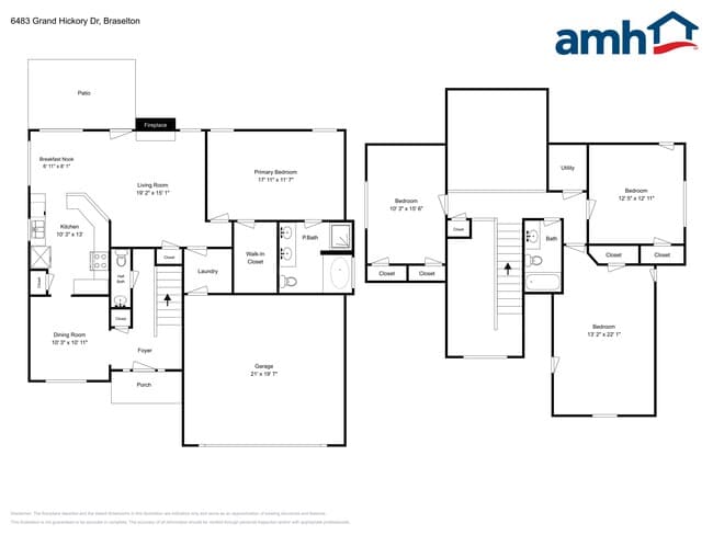 6483 Grand Hickory Dr in Braselton, GA - Foto de edificio - Building Photo