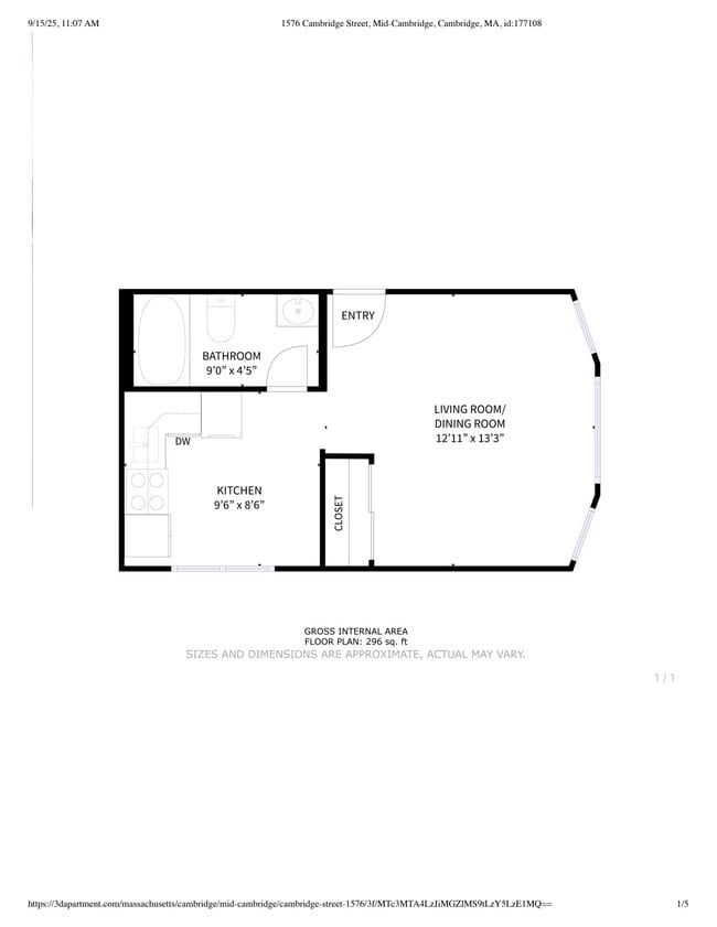 1576 Cambridge St, Unit 1F