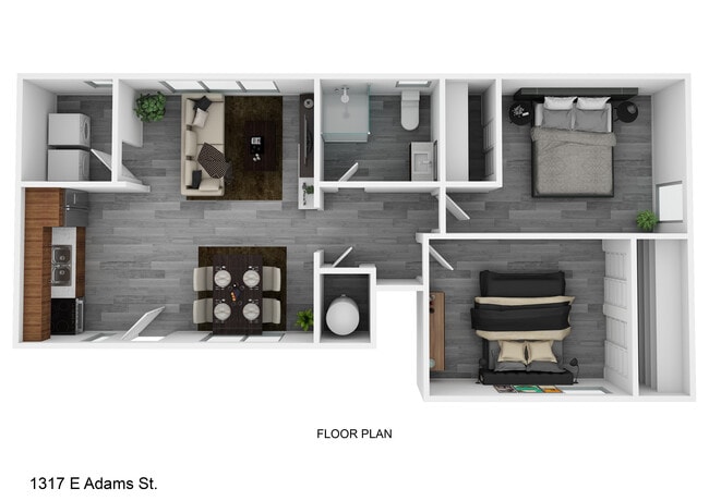 property at 1317 E Adams St
