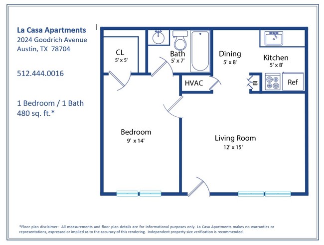 La Casa Apartments in Austin, TX - Building Photo - Floor Plan