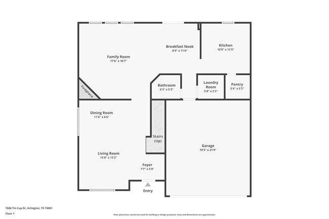 7606 Tin Cup Dr in Arlington, TX - Foto de edificio - Building Photo