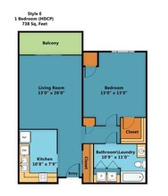 SummerField Crookston 55+ place apartments in Crookston, MN - Building Photo - Floor Plan