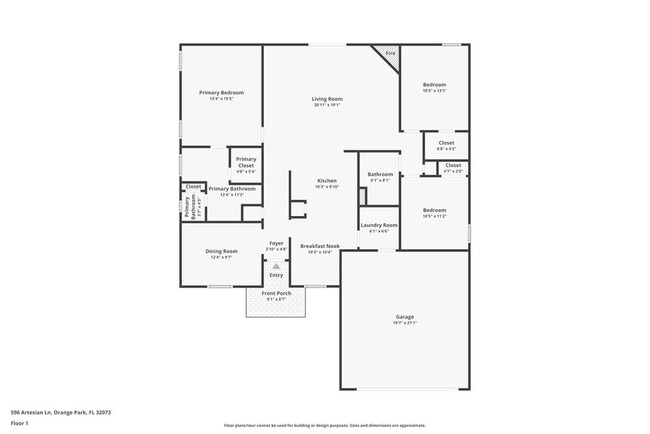 596 Artesian Ln in Orange Park, FL - Building Photo - Building Photo