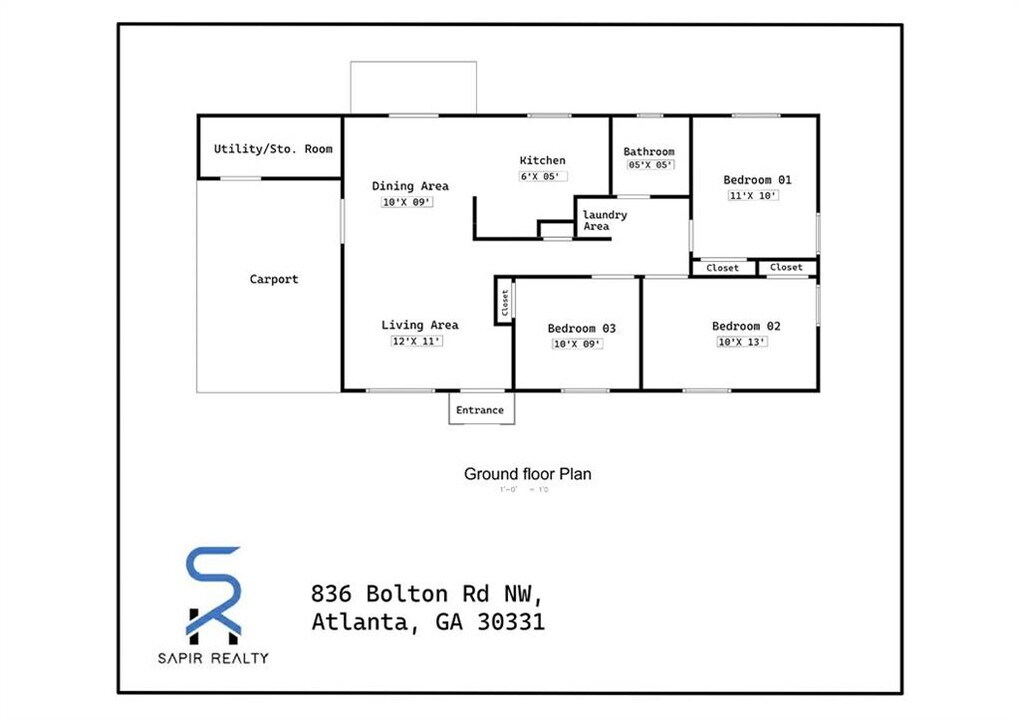 836 Bolton Rd NW in Atlanta, GA - Building Photo