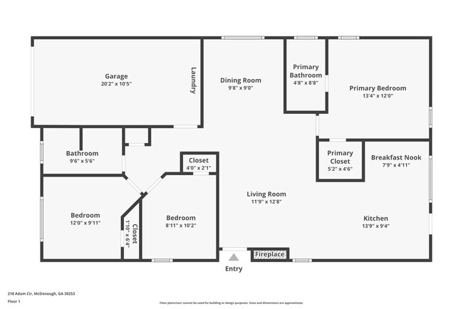 218 Adam Cir in Mcdonough, GA - Foto de edificio - Building Photo