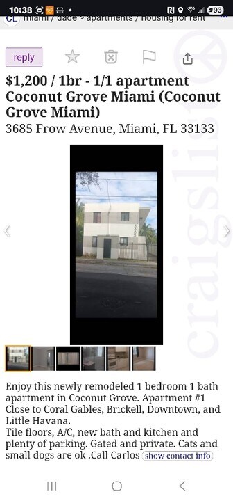 3685 Frow Ave in Miami, FL - Building Photo