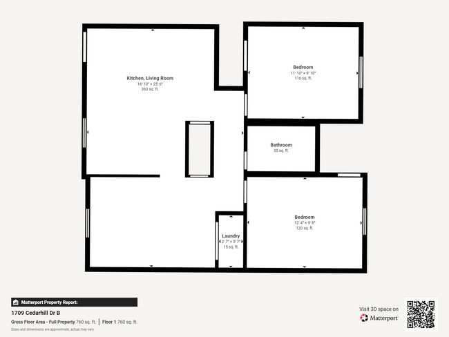 1709 Cedarhill Dr, Unit Unit B in Killeen, TX - Foto de edificio - Building Photo