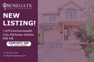 679 Commonwealth Crescent in Kitchener, ON - Building Photo