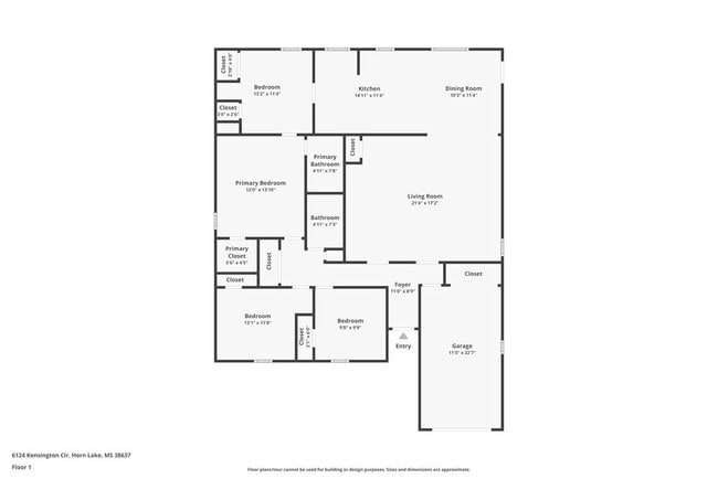 6124 Kensington Cir in Horn Lake, MS - Building Photo - Building Photo