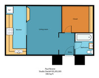 Paul Revere in Seattle, WA - Foto de edificio - Floor Plan