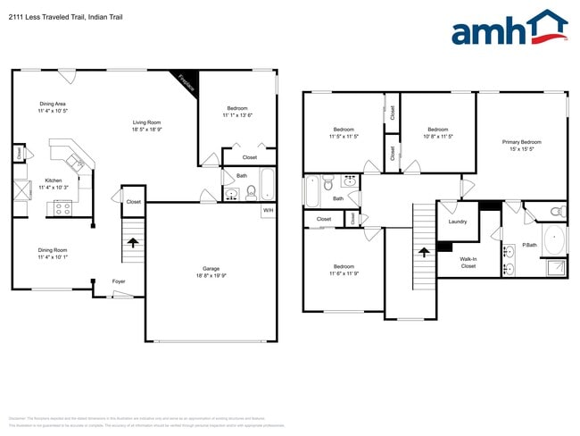 2111 Less Traveled Trail in Indian Trail, NC - Foto de edificio - Building Photo