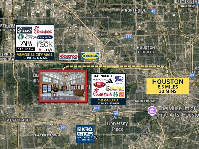 1616 Fountain View Dr in Houston, TX - Building Photo - Building Photo