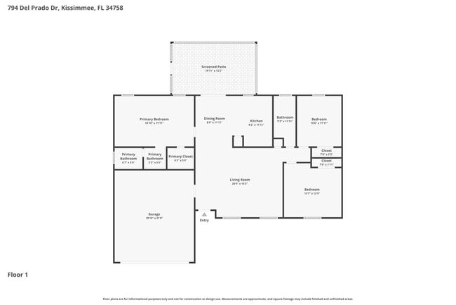 794 Del Prado Dr in Kissimmee, FL - Building Photo - Building Photo