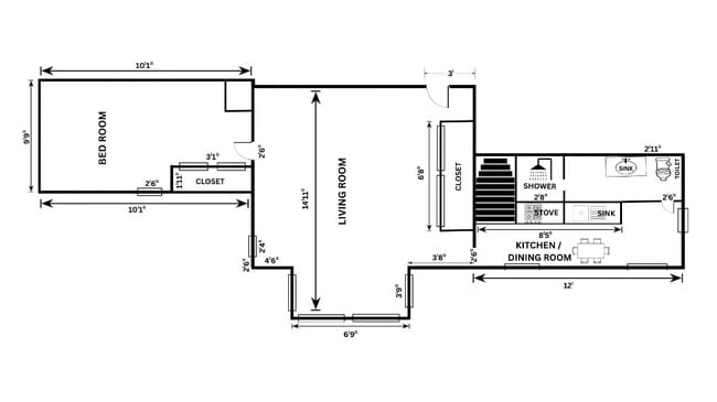 4450 E Atherton Rd, Unit 1 in Burton, MI - Building Photo - Building Photo