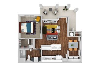 Mariposa at Reed Road 55+ Apartment Homes in Houston, TX - Foto de edificio - Interior Photo
