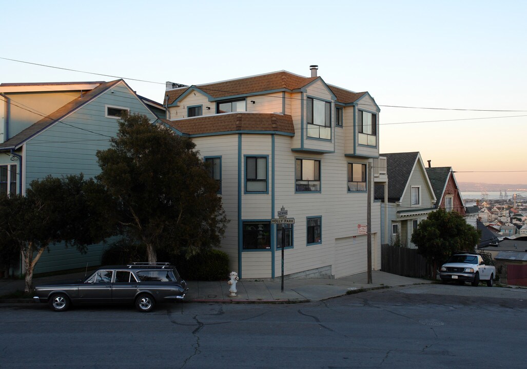 119-121 Holly Park Cor in San Francisco, CA - Building Photo