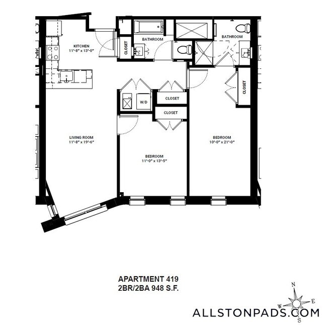 55 Brighton Ave, Unit 419