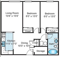Beechwood Villas in Cincinnati, OH - Foto de edificio - Floor Plan