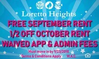OPTION 1: SEPTEMBER FREE! OCTOBER HALF OFF! - Loretto Heights Apartamentos in Denver, Colorado
