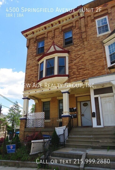 4500 Springfield Ave in Philadelphia, PA - Building Photo